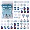 Buttons Galore Winter Christmas Button Assortment – 50-Piece Snowflake, Mitten & Winter-Themed Craft & Sewing Buttons for DIY, Scrapbooking, Card Making & Holiday Decorations